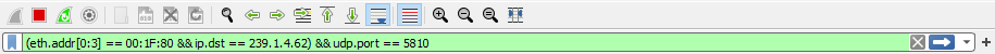 Wireshark Mittschnittfilter